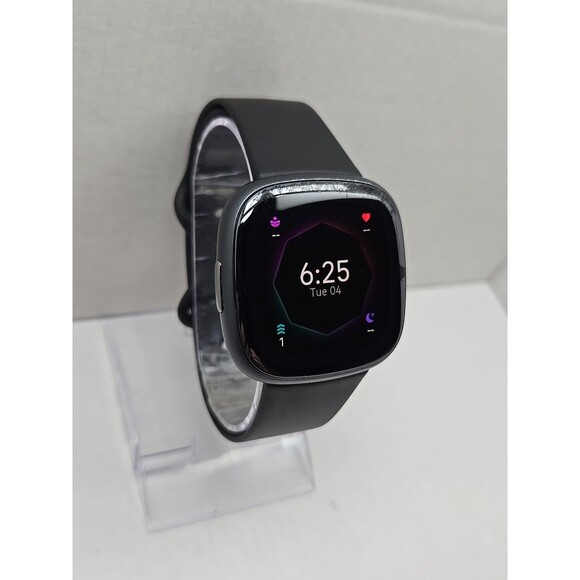 Fitbit Sense 2 FB521 Smartwatch Tested Works Heart Rate SpO2 Sleep - No Charger - Picture 4 of 11